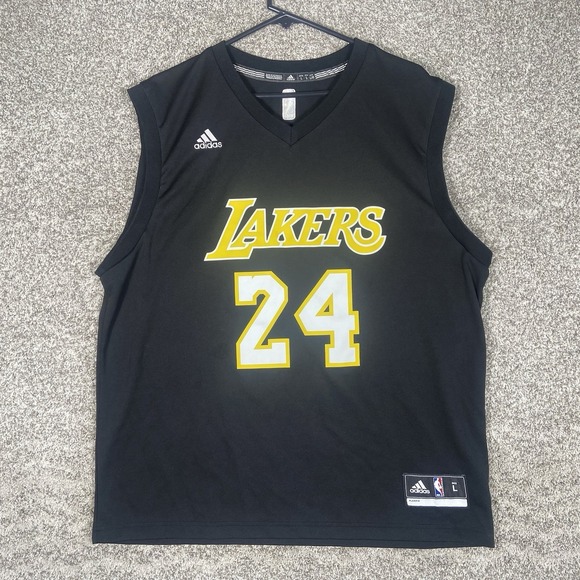 adidas Other - Kobe Bryant Adidas Jersey Mans Large Los Angeles Lakers 24 Mamba 7818A NBA